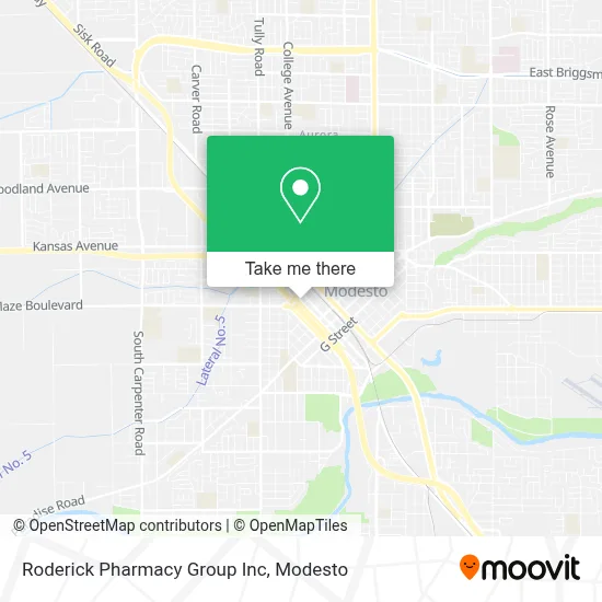 Roderick Pharmacy Group Inc map
