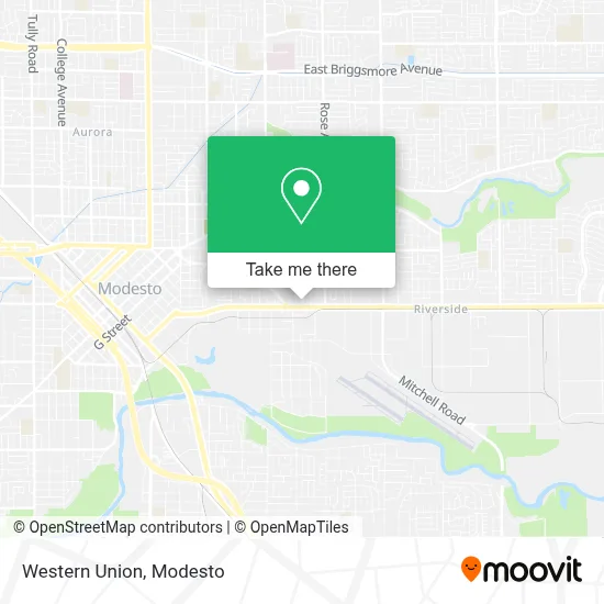 Western Union map