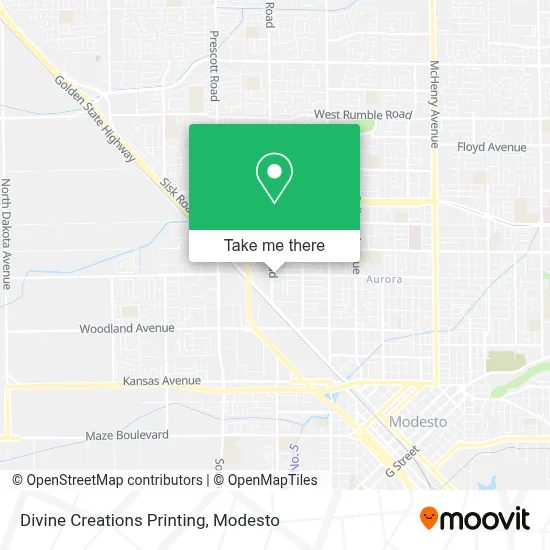Divine Creations Printing map