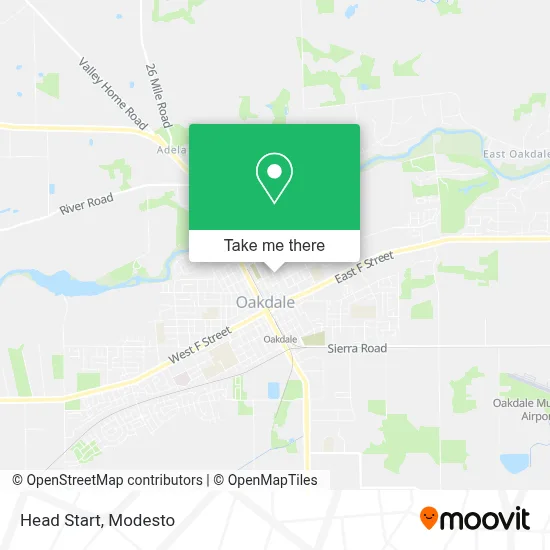 Head Start map