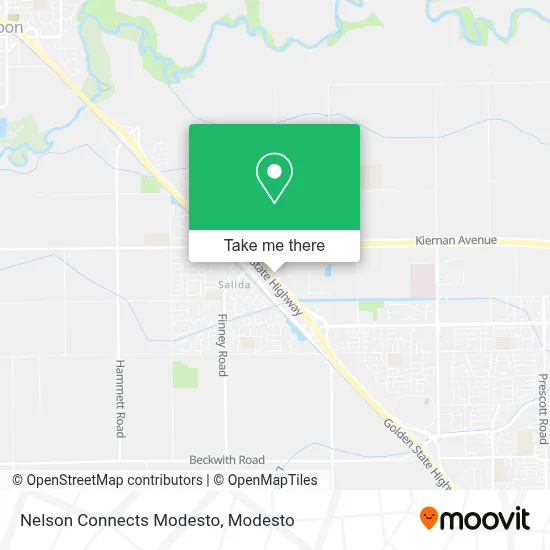 Nelson Connects Modesto map