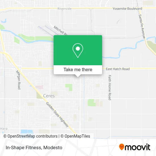 In-Shape Fitness map