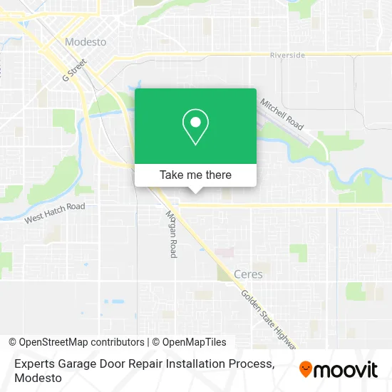 Experts Garage Door Repair Installation Process map