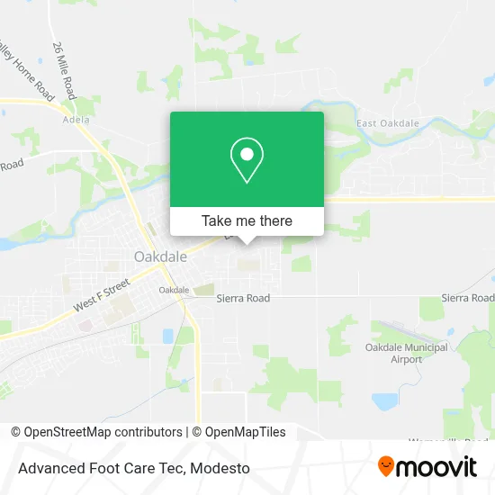 Advanced Foot Care Tec map