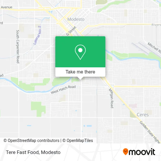 Tere Fast Food map