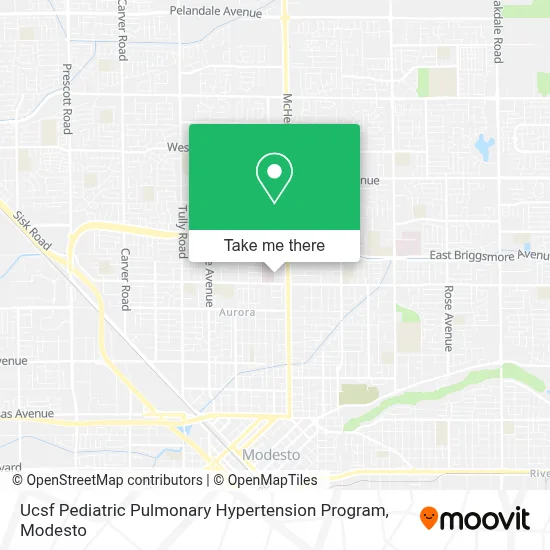 Ucsf Pediatric Pulmonary Hypertension Program map