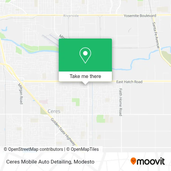 Ceres Mobile Auto Detailing map