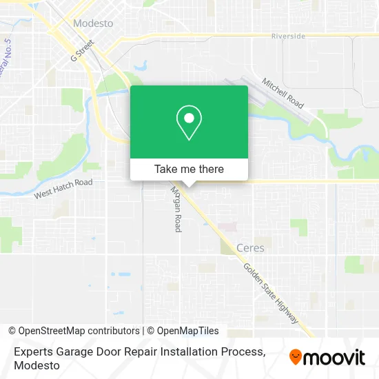 Experts Garage Door Repair Installation Process map