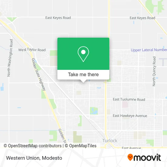 Western Union map