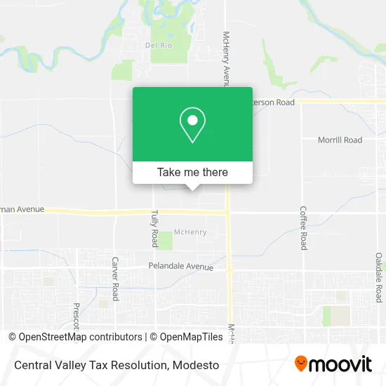 Central Valley Tax Resolution map