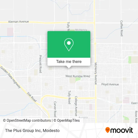 The Plus Group Inc map