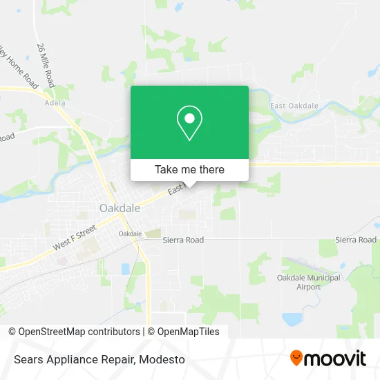 Sears Appliance Repair map
