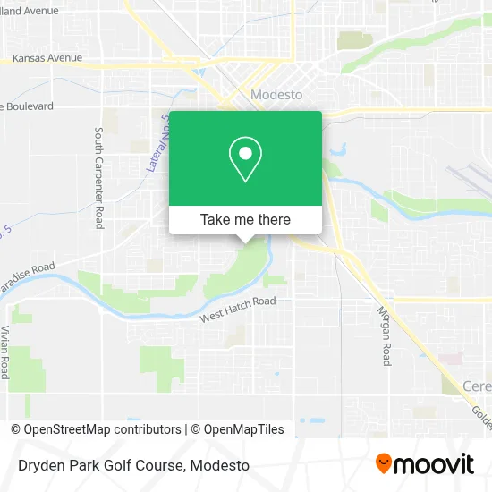 Dryden Park Golf Course map