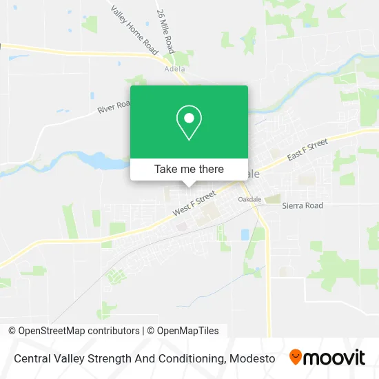 Central Valley Strength And Conditioning map