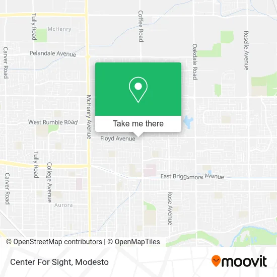 Center For Sight map