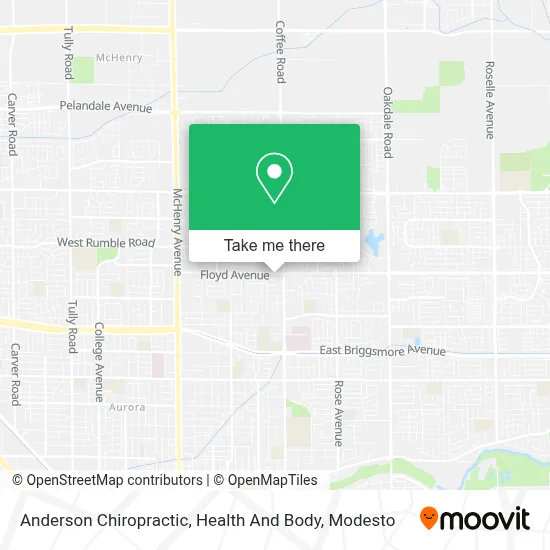 Anderson Chiropractic, Health And Body map