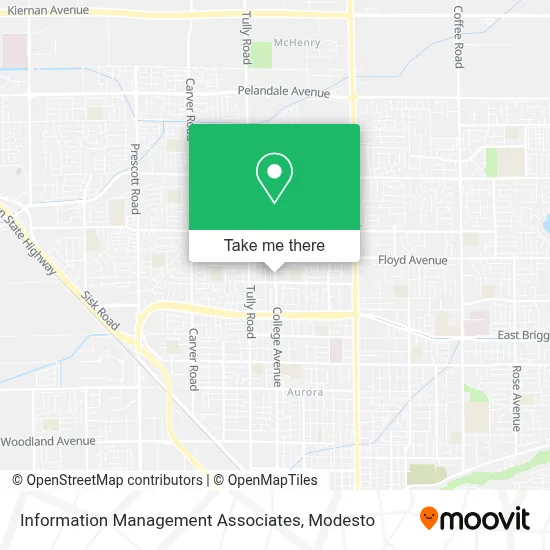 Information Management Associates map