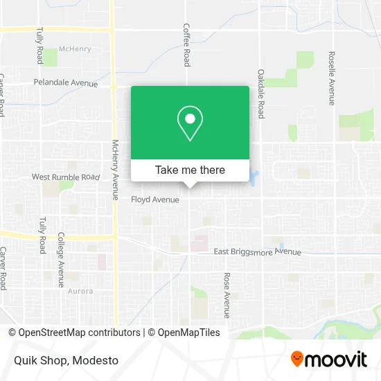 Quik Shop map