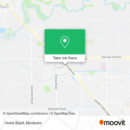 Hotel Bayit map