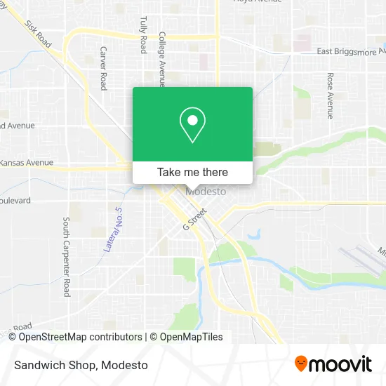Sandwich Shop map