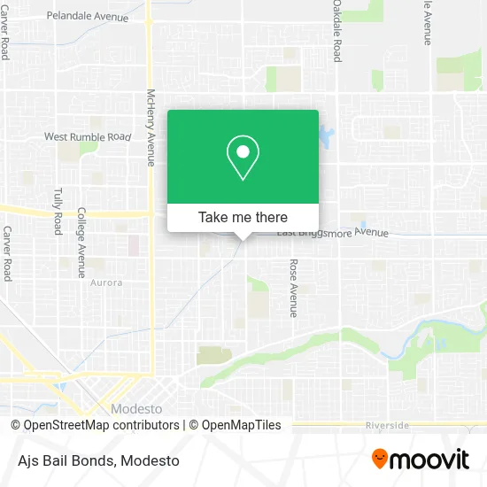 Ajs Bail Bonds map