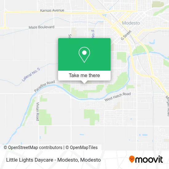 Little Lights Daycare - Modesto map