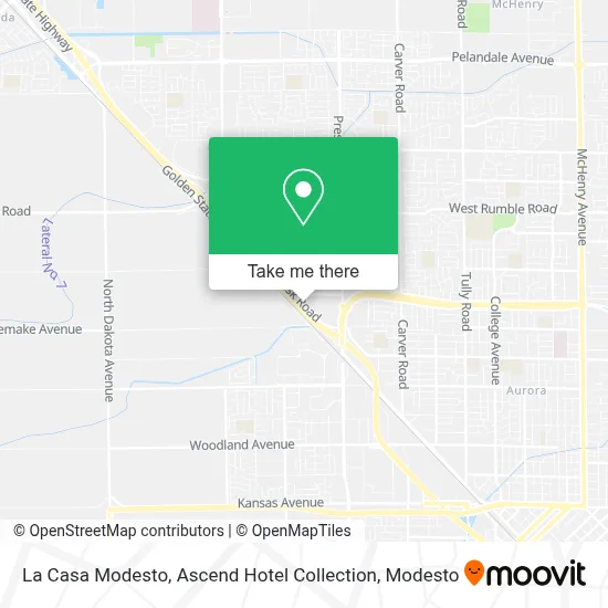 La Casa Modesto, Ascend Hotel Collection map