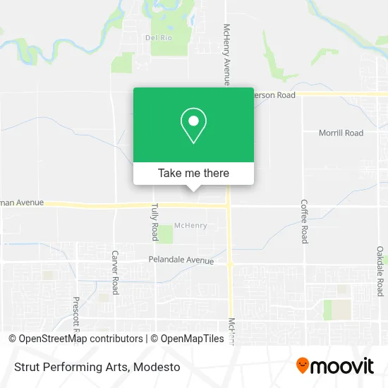Strut Performing Arts map