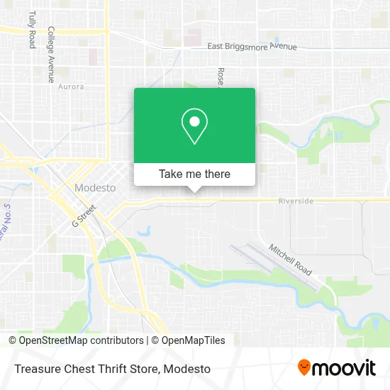 Treasure Chest Thrift Store map
