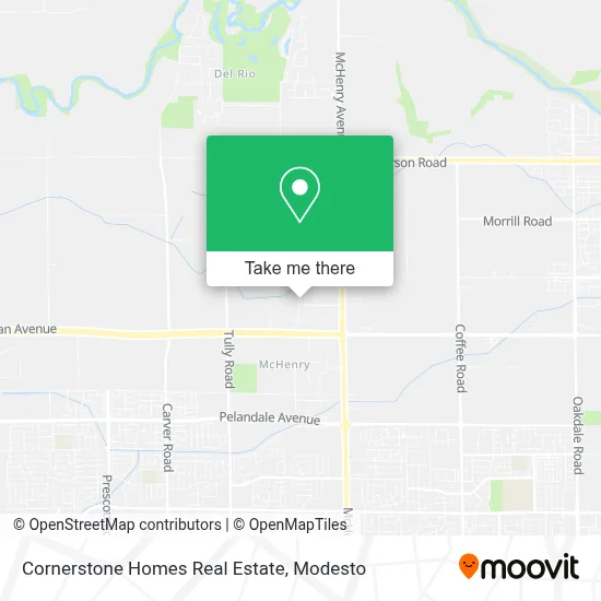 Cornerstone Homes Real Estate map