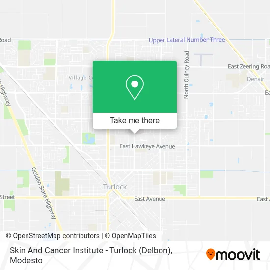 Skin And Cancer Institute - Turlock (Delbon) map