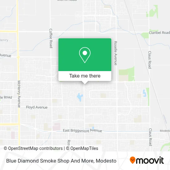 Blue Diamond Smoke Shop And More map
