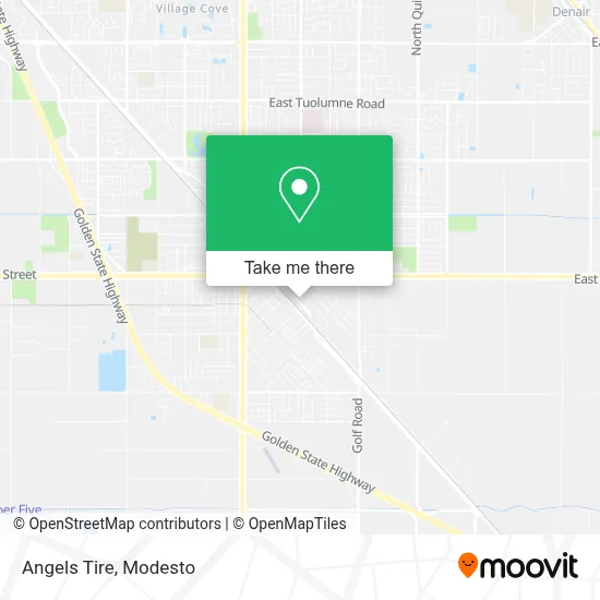 Angels Tire map