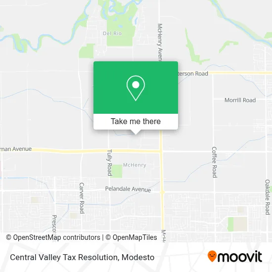 Central Valley Tax Resolution map