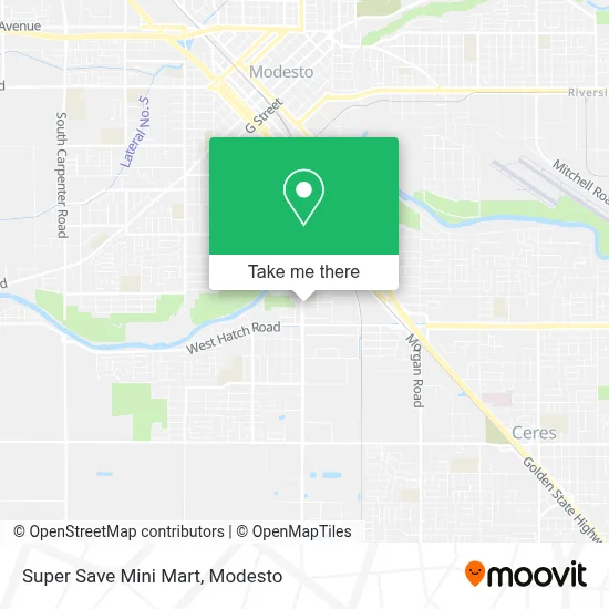 Super Save Mini Mart map
