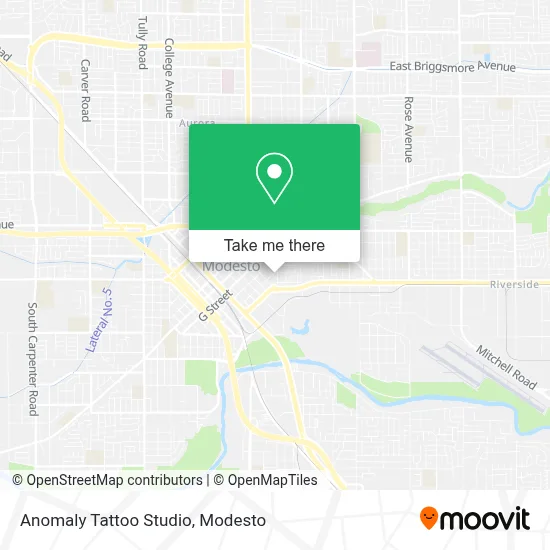 Anomaly Tattoo Studio map