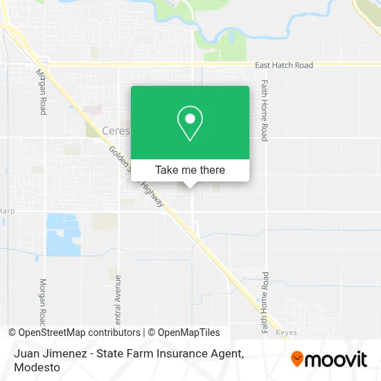 Juan Jimenez - State Farm Insurance Agent map