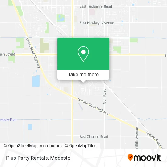 Plus Party Rentals map