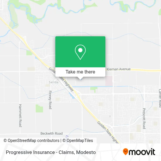 Progressive Insurance - Claims map