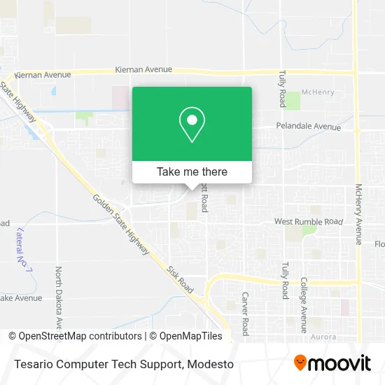 Tesario Computer Tech Support map