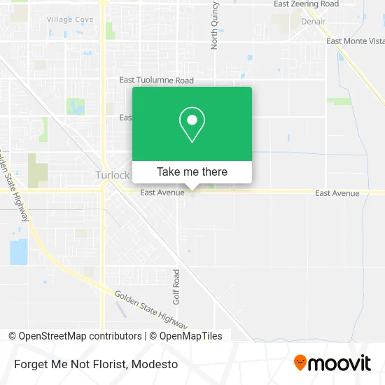 Forget Me Not Florist map