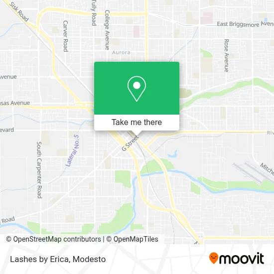 Lashes by Erica map