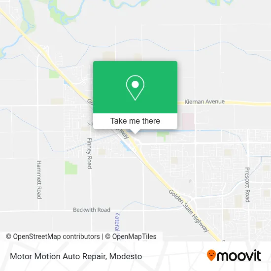 Motor Motion Auto Repair map