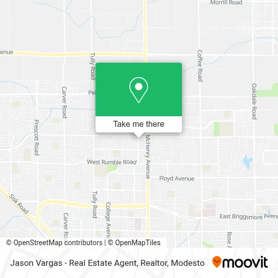 Jason Vargas - Real Estate Agent, Realtor map