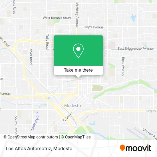 Los Altos Automotriz map