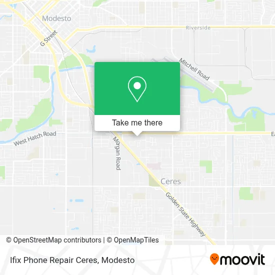 Ifix Phone Repair Ceres map