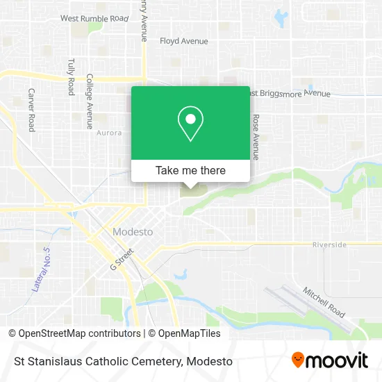 St Stanislaus Catholic Cemetery map