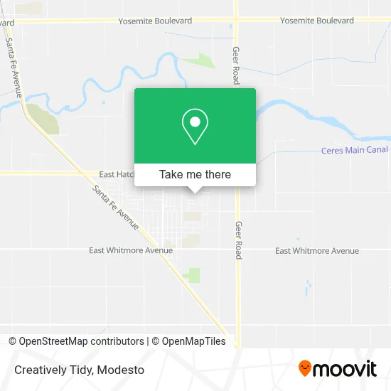 Creatively Tidy map