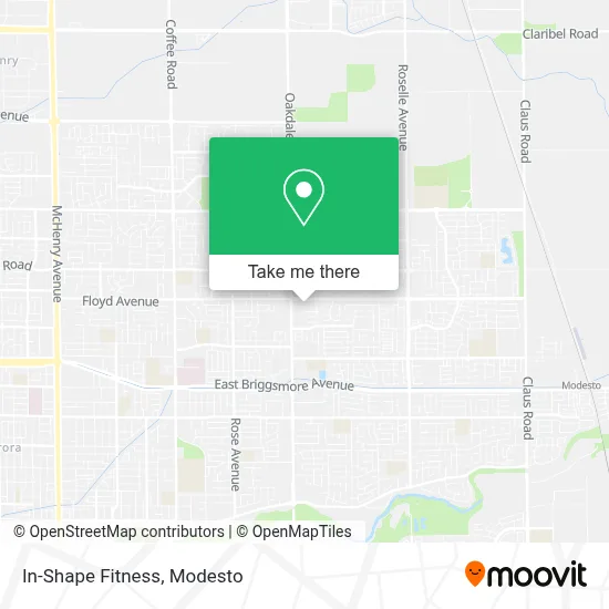 In-Shape Fitness map
