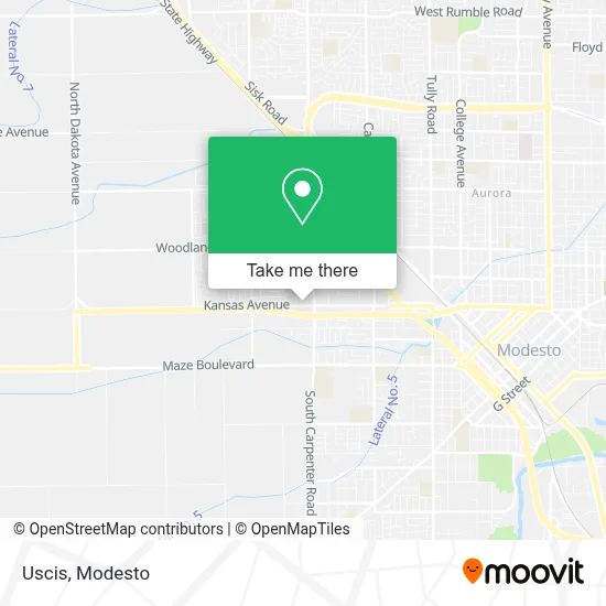 Uscis map